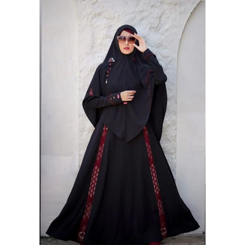Set GAMIS JEMIMA BLACK Series by AULIA Fashion