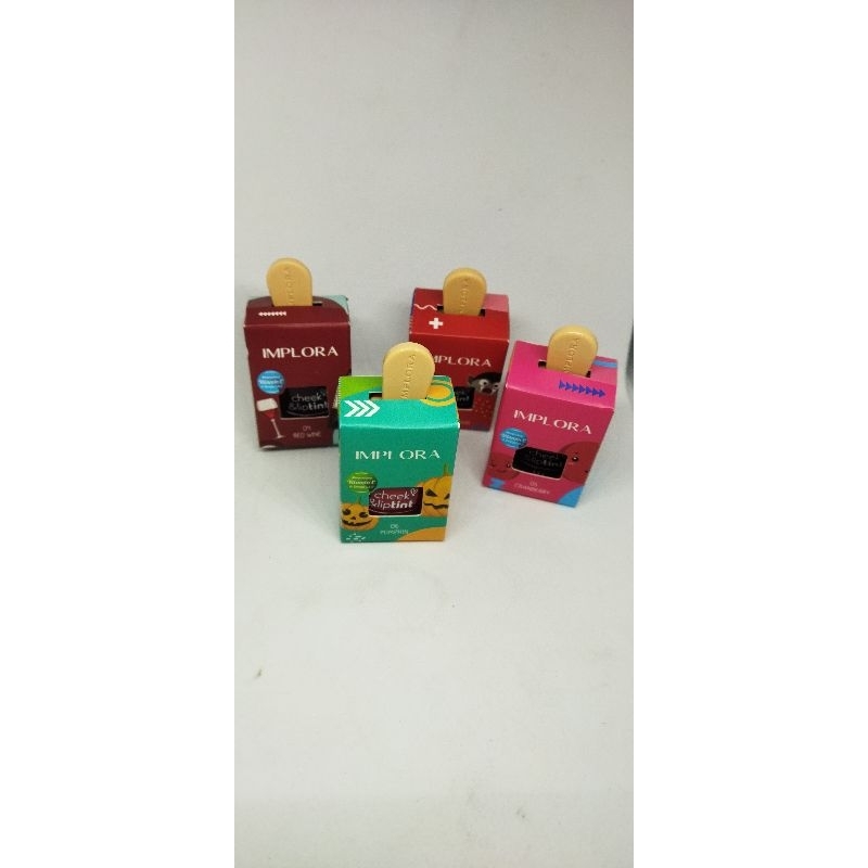 LIP TINT CHEEK IMPLORA 5,5G | LIPTINT IMPLORA TAHAN LAMA | CHEEK AND LIP TINT IMPLORA | LIPTINT TAHAN LAMA TIDAK LUNTUR