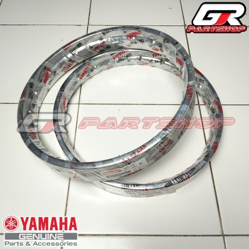 velg chrome set depan belakang ring 14 mio sporty smile mio j ori ygp original yamaha pelek kaleng veleg rim 14x140 14x160