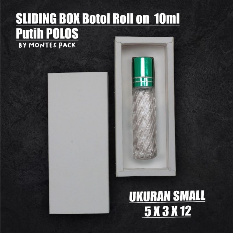 

MINI SLIDE BOX for Rol on 10ml / Sliding box small / Box rollon 10ml
