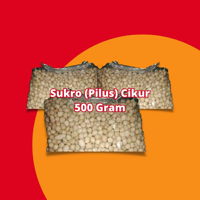 

Sukro Cikur 500gr Setengah Kg Setengah Kilo Pilus Cikur Toping Baso Aci