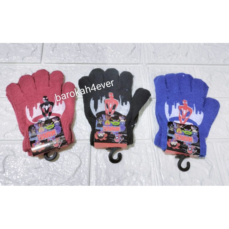 Sarung Tangan Anak Cowok Karakter Marvel SPIDERMAN