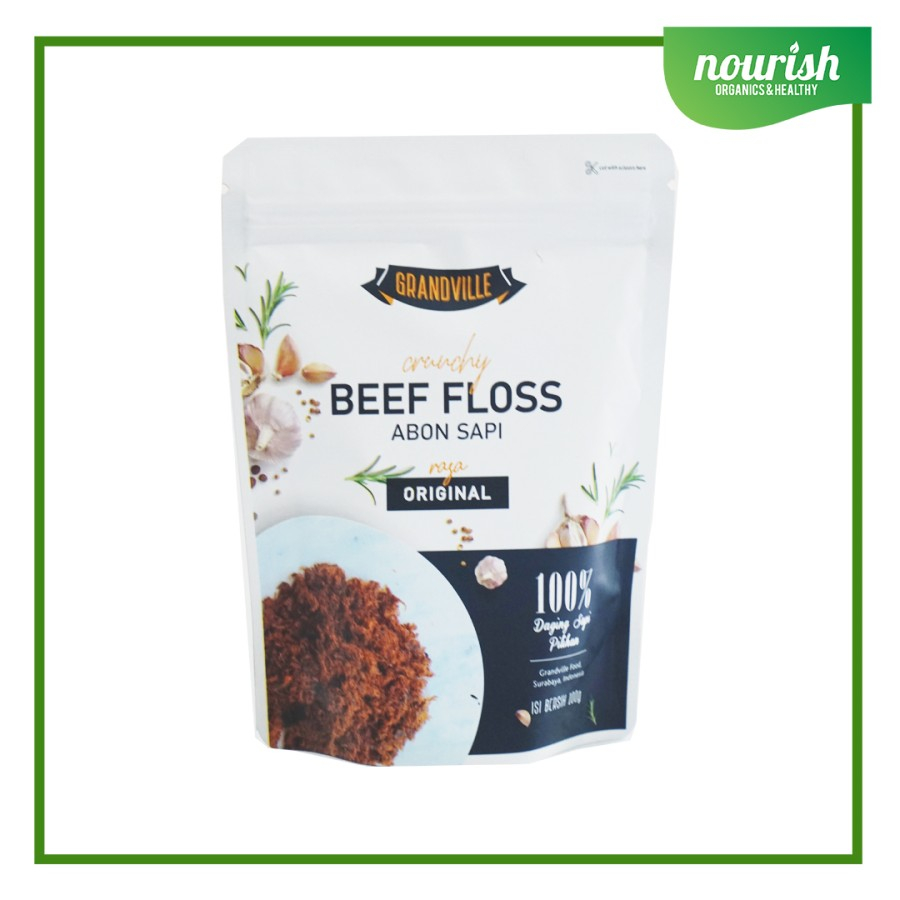 

Grandville Crunchy Beef Floss Abon Sapi Rasa Original 100g-JktBar