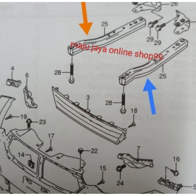 MEMBER APRON BAWAH ALL NEW ERTIGA. ERTIGA XL7 ASLI