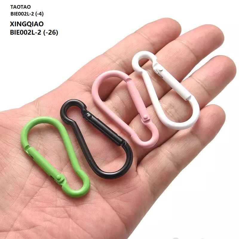 Kait Tas/Carabiner Bahan Besi Model Labu Warna-Warni Harga/1-5pc