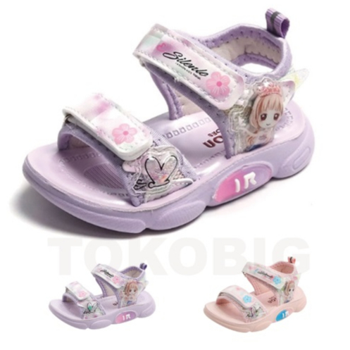 [Tokobig] Lica Sandal Sepatu LED Anak Import Size 22-31 Usia 1-6 Tahun - live pagi malam