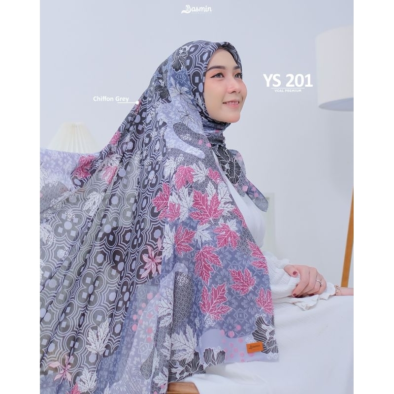 TERBARU Jilbab Segi Empat YS 201 By Yasmin