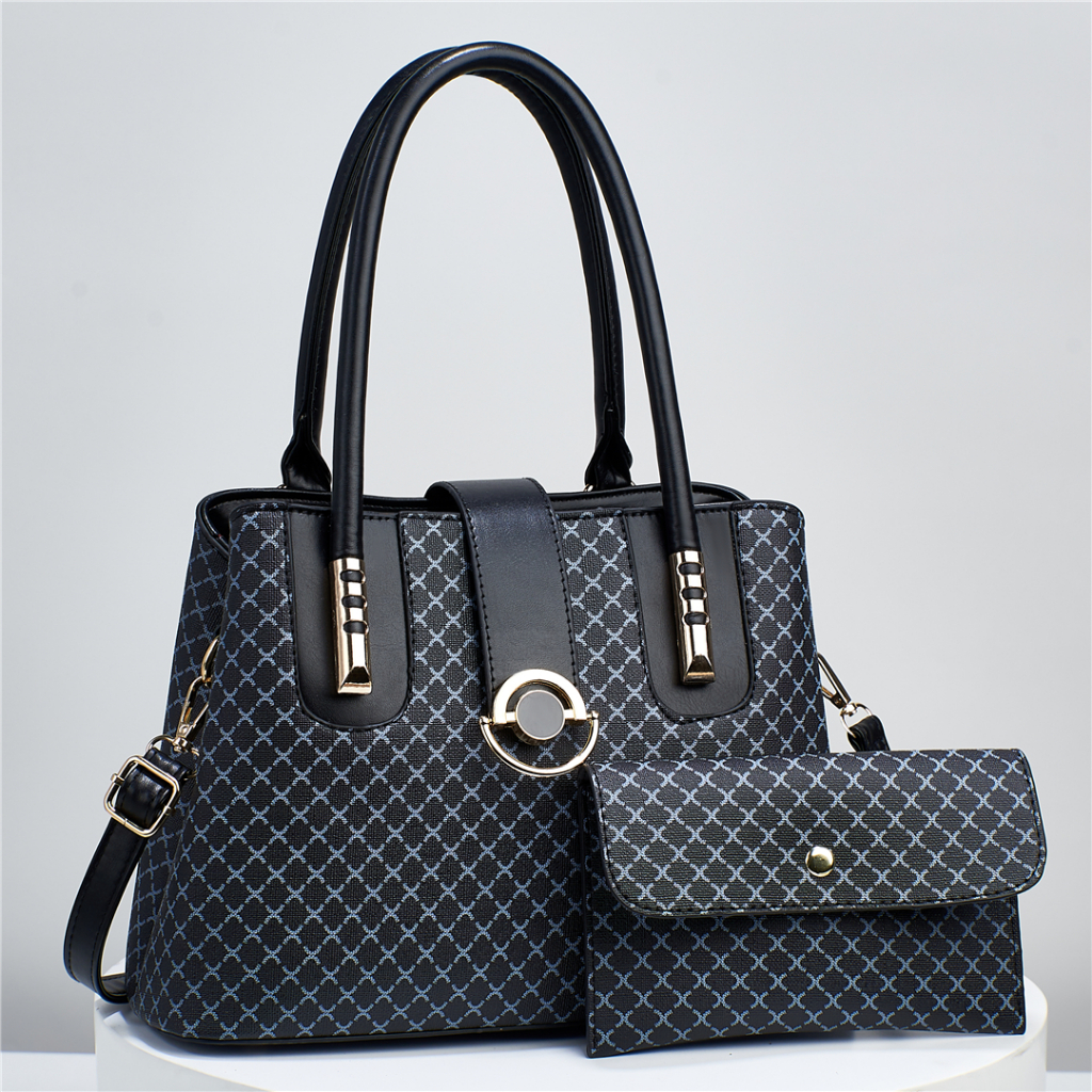 TASHAPPY BQ3608 Tas HANDBAG  Wanita 2IN1 Modis Elegant Ada Talpan  import model korea supplier tas import