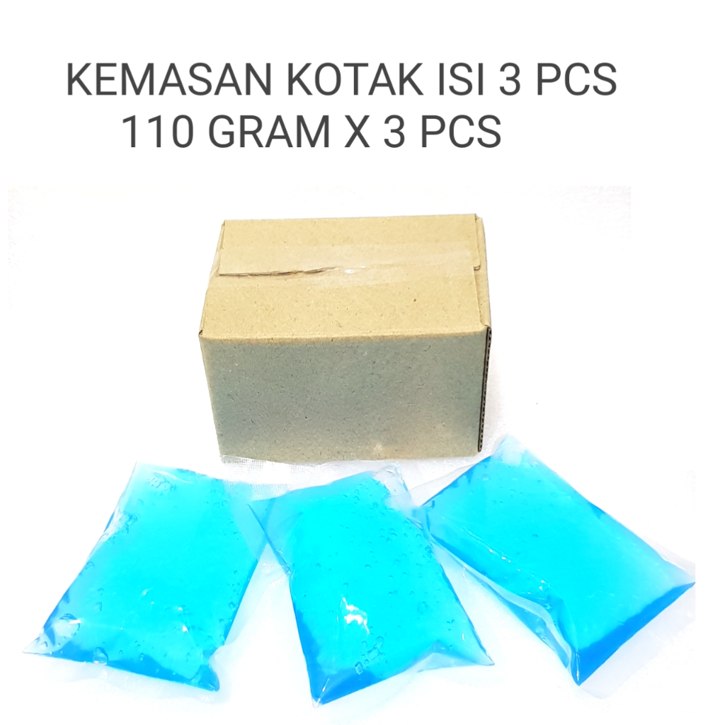 100  gram BLUE  ICE GEL  PENDINGIN  100GRAM  / ICE PACK BIRU PENDINGIN Termurah 110 GRAM / Blue Ice Gel Pendingin Termurah