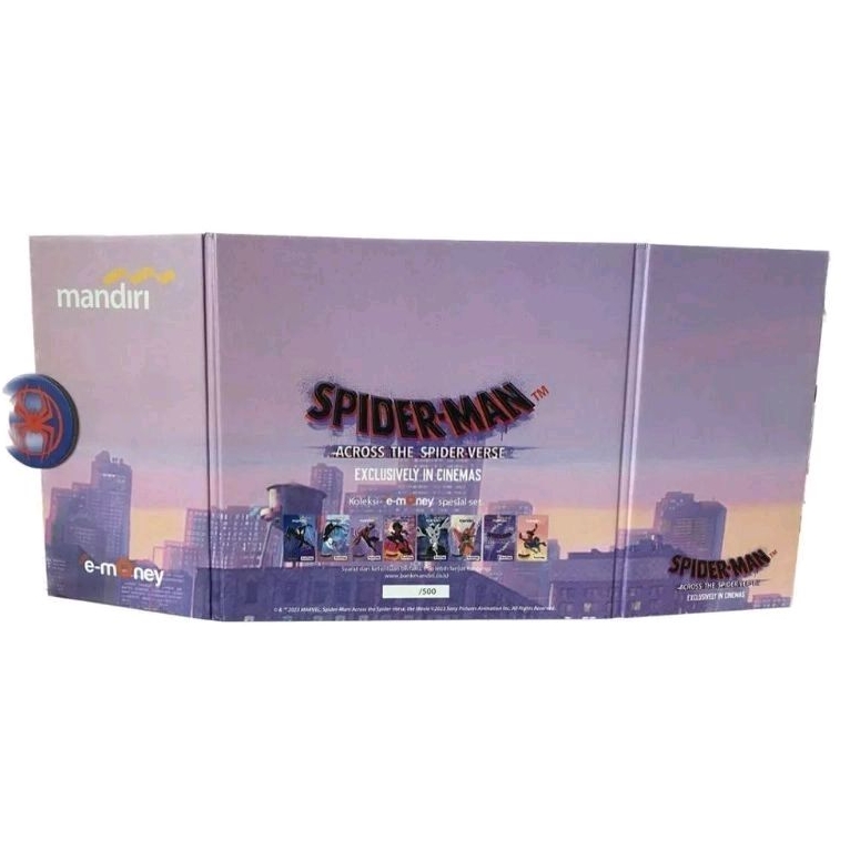 //BOOKLET// eMoney SPIDERMAN ACROSS THE Spider-Verse FILM CINEMAS ORI! /Like Flazz Tapcash or Brizzi