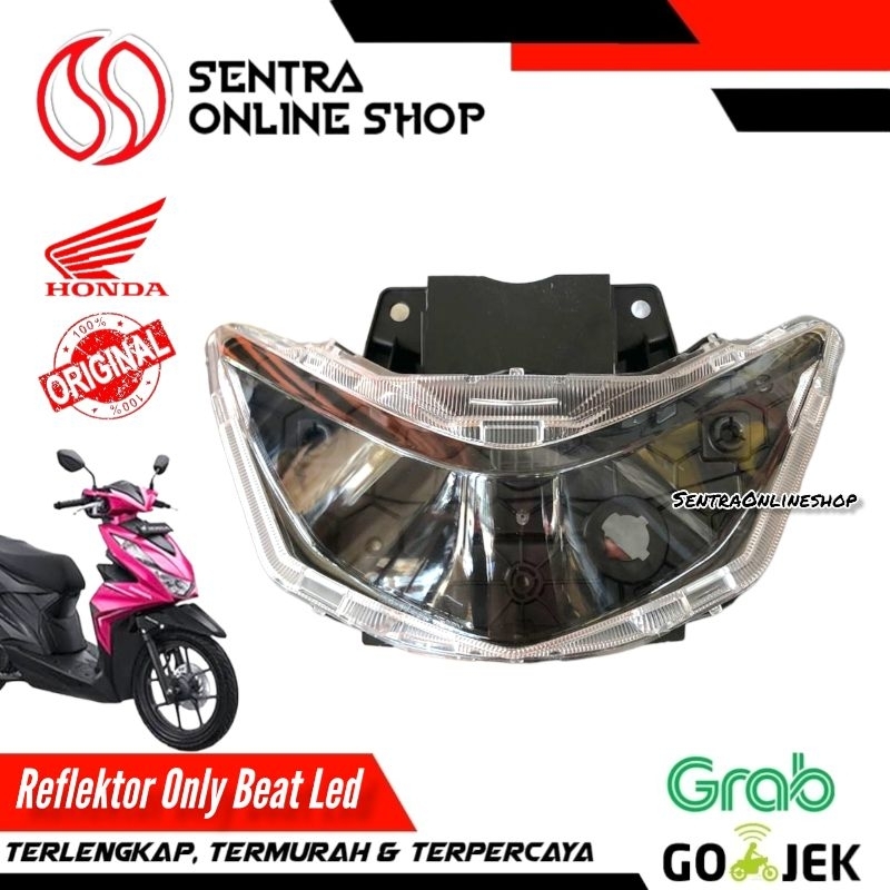 Reflektor lampu depan beat fi injeksi led kosongan original