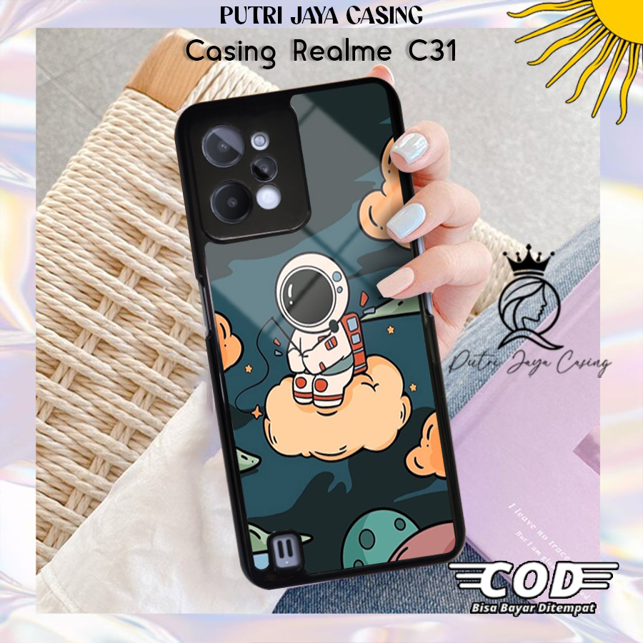Case Realme C31 Astro Cute Casing C31 Terbaru Hardcase Softcase Glossy kesing Terlaris PutriJayaCase