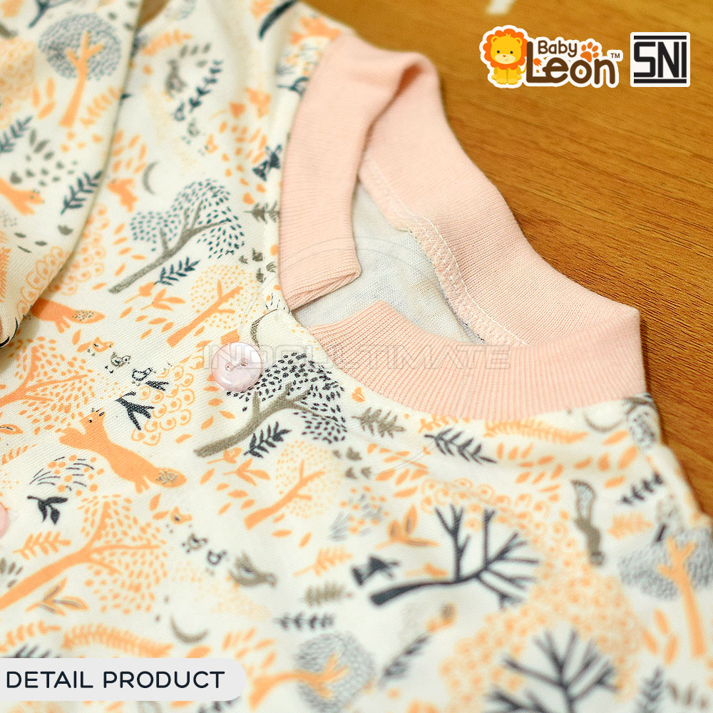 BABY LEON SNI Baju Tidur Sleepsuit Jumsuit Jumper baju kaos tidur Piyama Celana Kaos Anak Bayi BC-071 laki laki perempuan paket perlengkapan bedong selimut bayi baru lahir