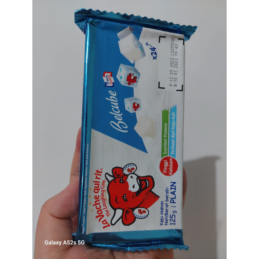 

[oddsolshop] pekanbaru/Belcube The Laughing Cow Keju MPASI 125GR Calcium Cheese