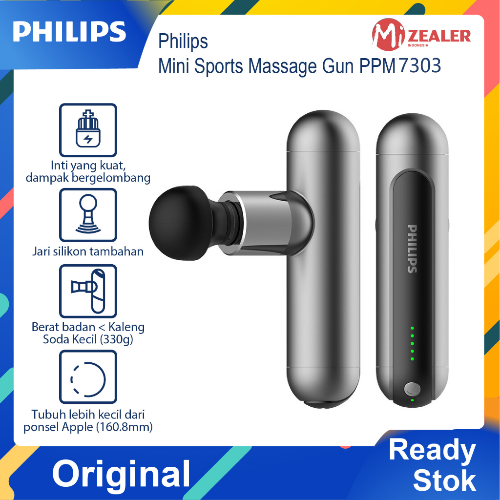 Philips Massage Massage Gun warm the skin/6mm impact depth/5KG intensity PPM7303