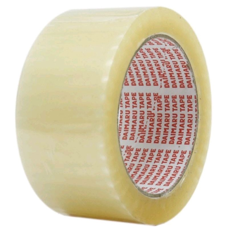 

Lakban Daimaru tebal 2 in 1 90 yard OPP tape super Murah ready Bening Original