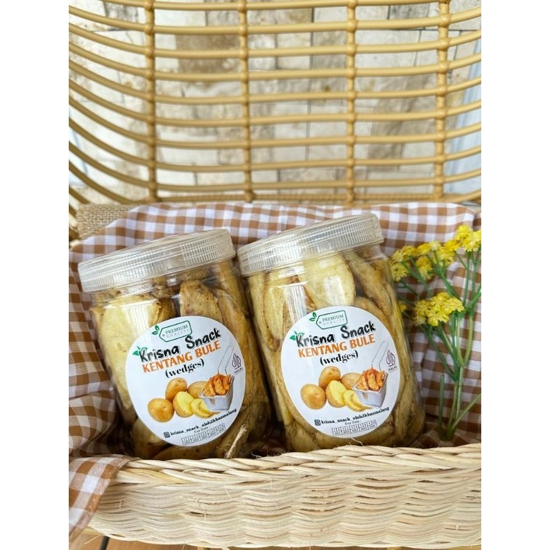 KERIPIK KENTANG WEDGES (KENTANG BULE) TOPLES 800ML