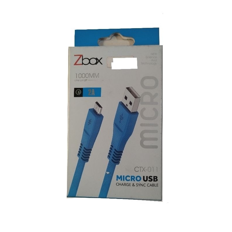 Kabel data ZBOX CTX-011 fast charging 2,4A MICRO USB