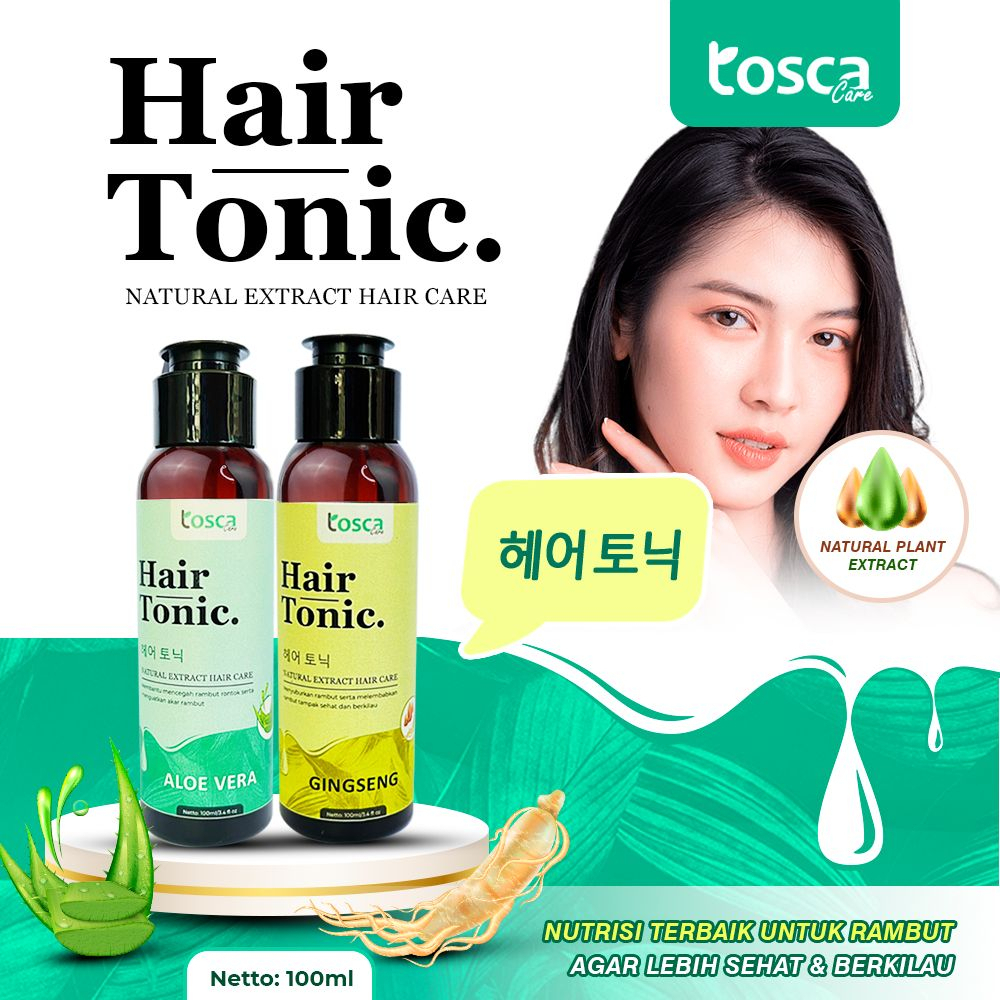 TOSCA HAIR TONIC HERBAL VITAMIN RAMBUT ALAMI / PENYEGAR KULIT KEPALA