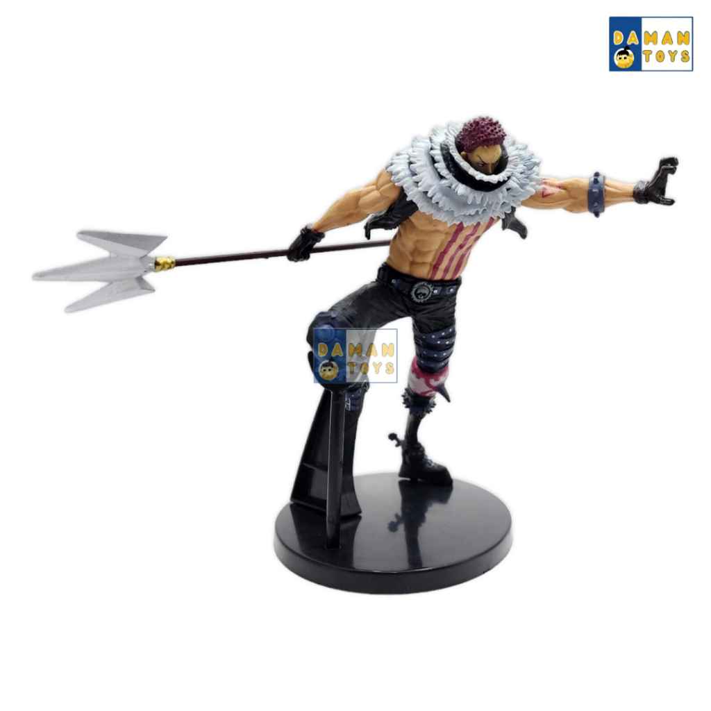 Action Figure Anime Charlotte Katakuri Battle Record One Piece King of Shapes Grandista PVC