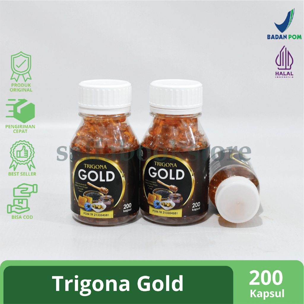 Habatusaudah Habbatussauda Extra Propolis Trigona Gold Habatusauda Original Asli 200 Kapsul Minyak O
