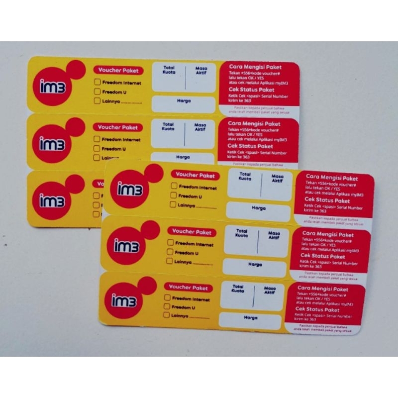 Voucher Kuota Indosat 2,5 GB 5 hari