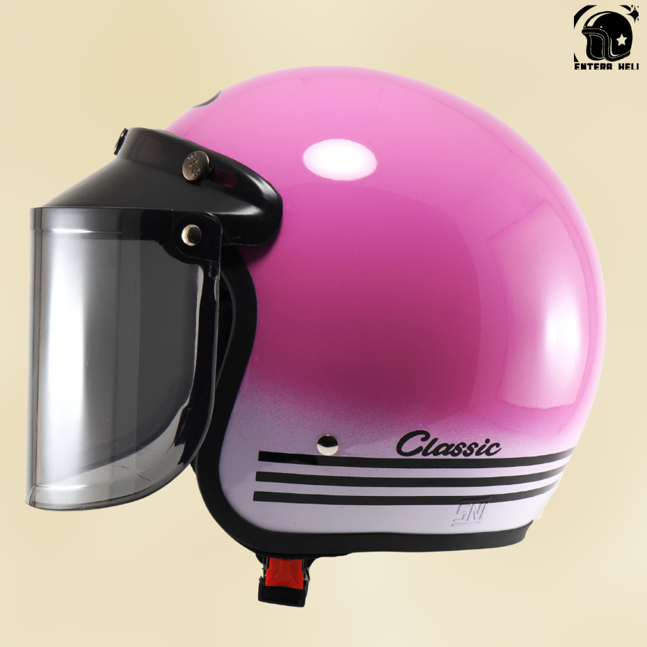 Helm Bogo Retro Classic Wanita Helem Cewek SNI Terbaru