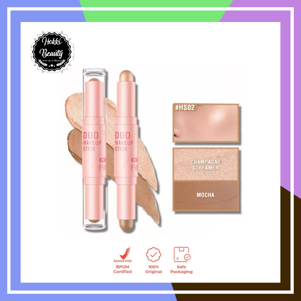 PINKFLASH (F21) DoubleShaping 3D Makeup Stick Three-dimensional Shaping Creamy Smooth Highlighter