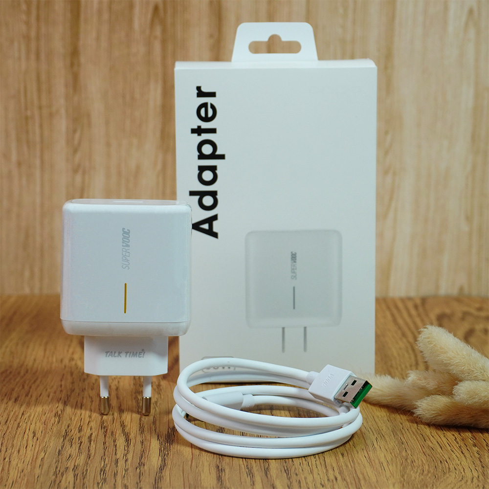 TRAVEL CHARGER 65 W TALKTIME CHARGER SUPER VOOC 65W CHARGER SET FAST CHARGING