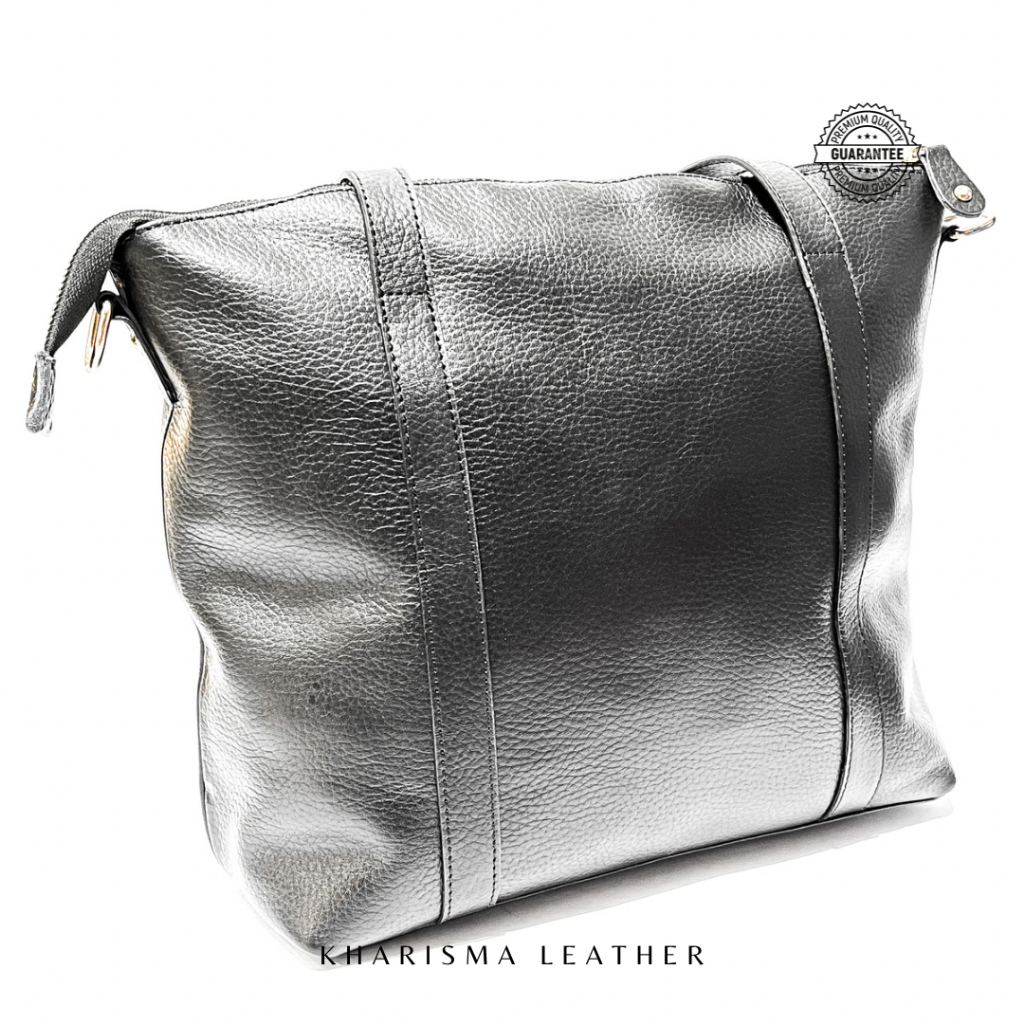 Kharisma Leather Tas Kulit Asli Garut Terbaru Tote Bag Kulit Sapi Asli Model Totebag Size L dengan T