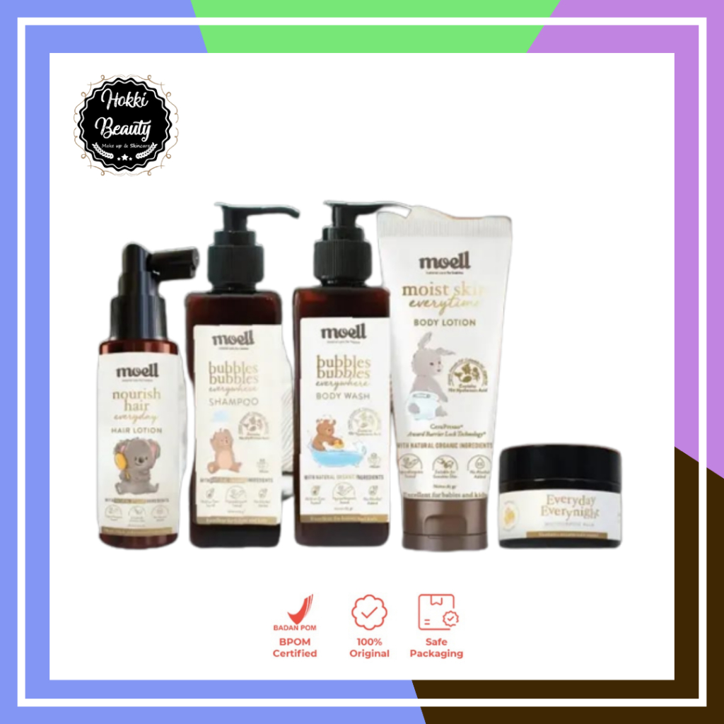 Moell Special SHAMPOO - BODY WASH - HAIR LOTION - BALM - LOTION/ SLS Free / Alkohol Free