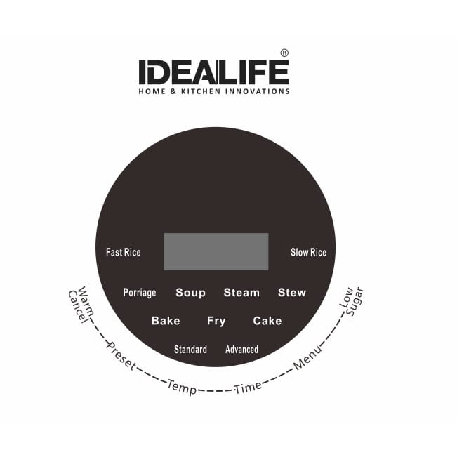 Idealife Rice Cooker Low Carbo Low SUgar IL-100C / IL100C Original Garansi Resmi