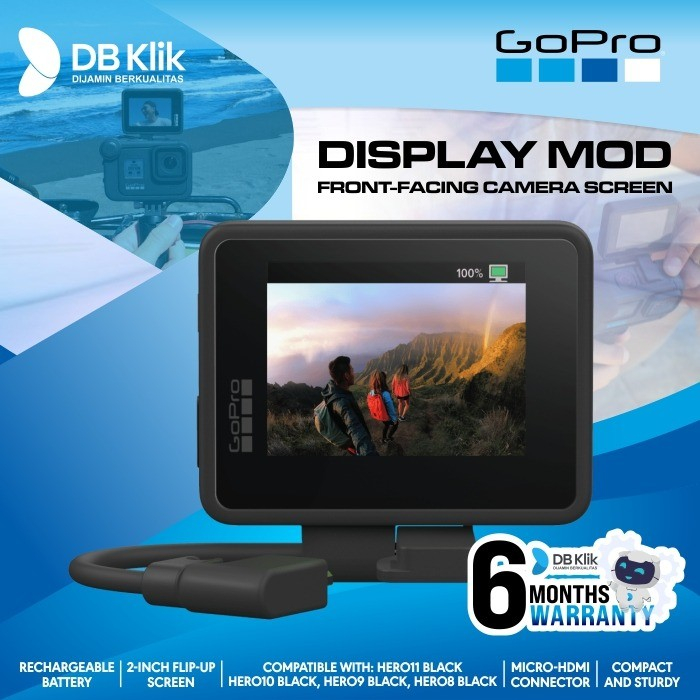 Display Mod GOPRO HERO 8 / HERO 9 / HERO 10 / HERO 11