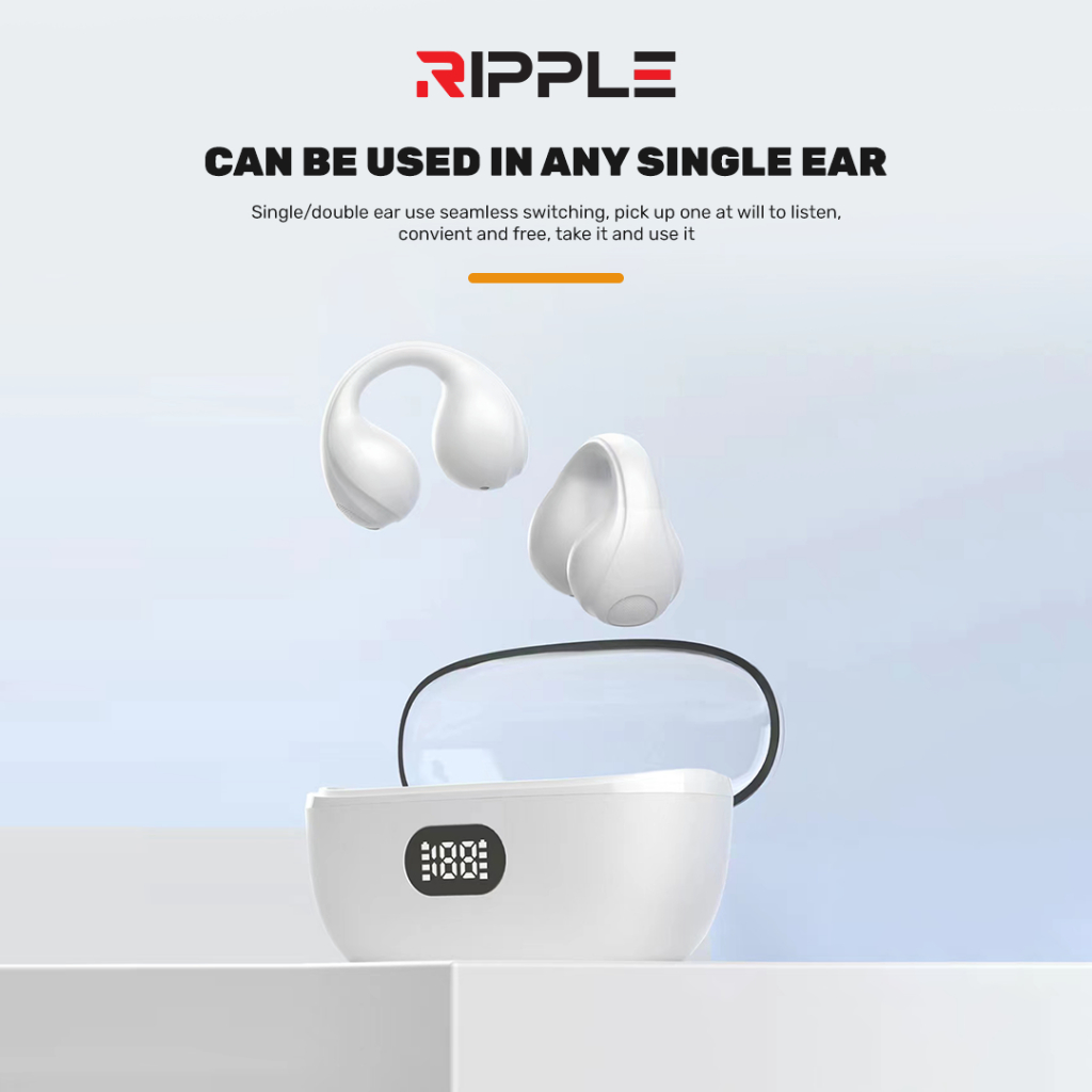 Ripple Rippods Max JS352 TWS Headset Bluetooth Earphone Mini Earbuds Handsfree