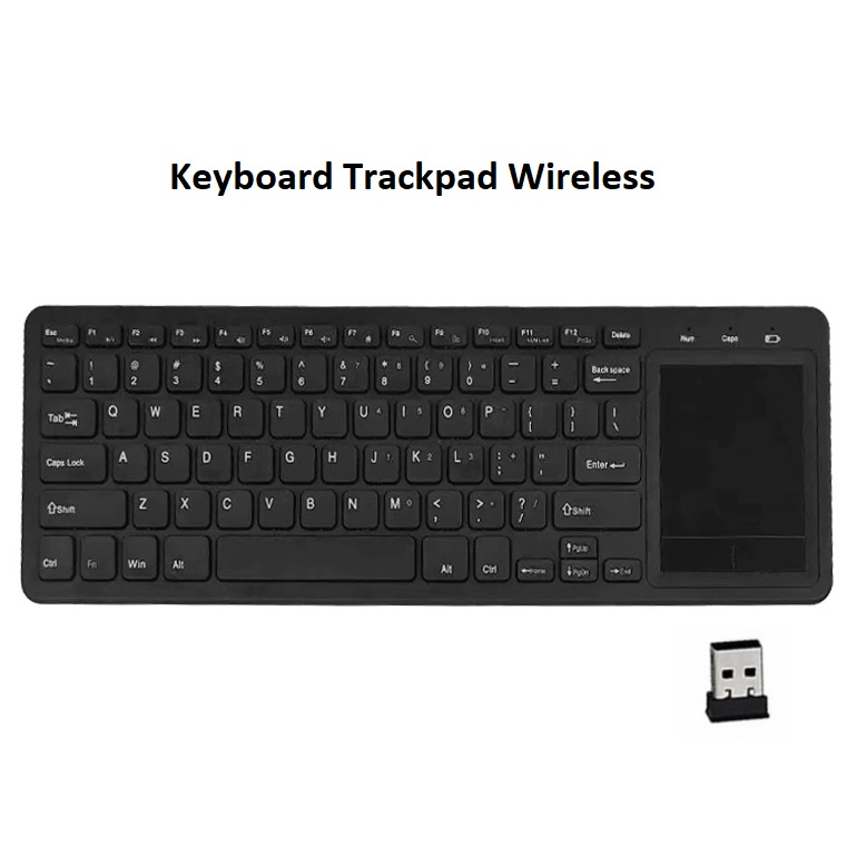 Keyboard Wireless Slim Touchpad Trackpad Multi Function