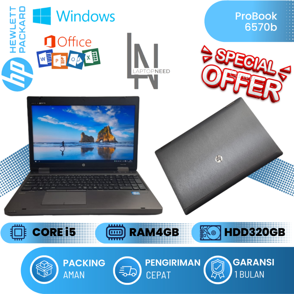 laptop murah berkualitas, HP PROBOOK 6570B