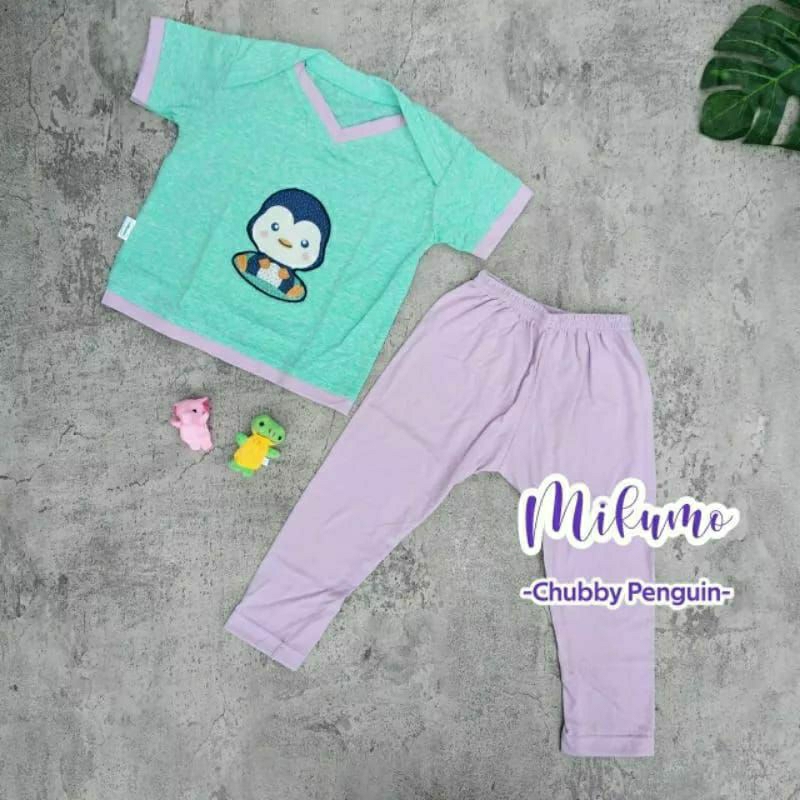 CUDDLEME MIKUMO BAJU SETELAN KAOS DAN CELANA ANAK LAKI LAKI DAN PEREMPUAN