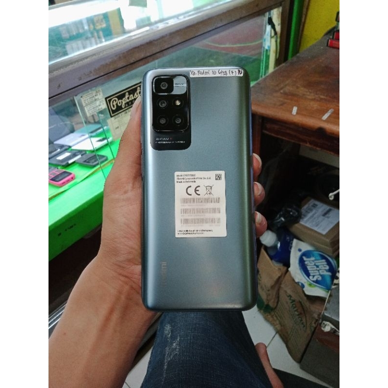 xiaomi redmi 10 2022 6/128 second/bekas fullset