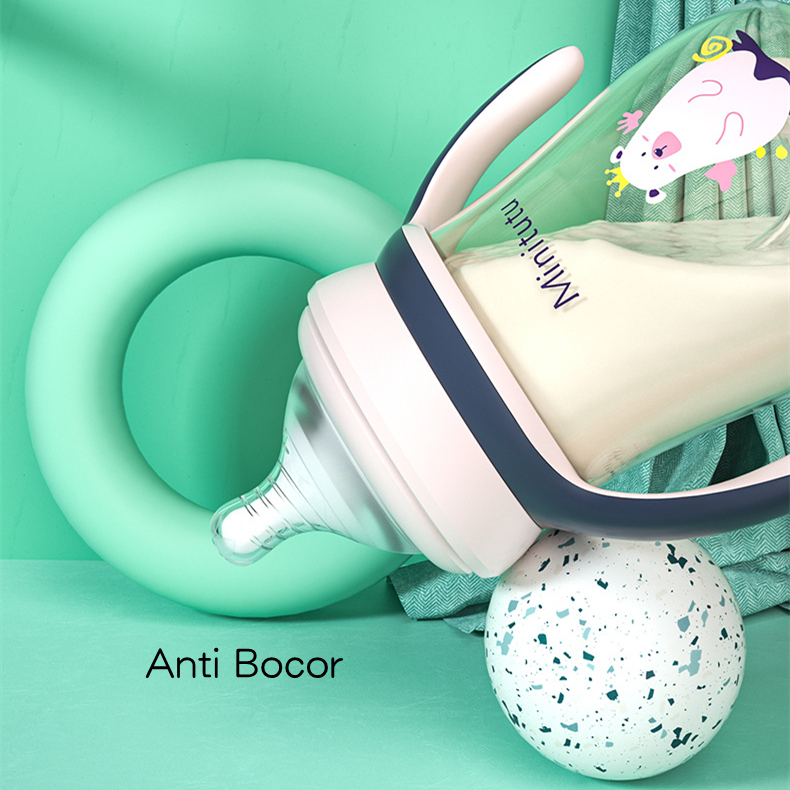 Botol Susu Bayi PPSU Botol 3 IN 1 Dot+Sippy+Straw Botol Minum Anak Bayi Anti Kolik BPA Free BB16