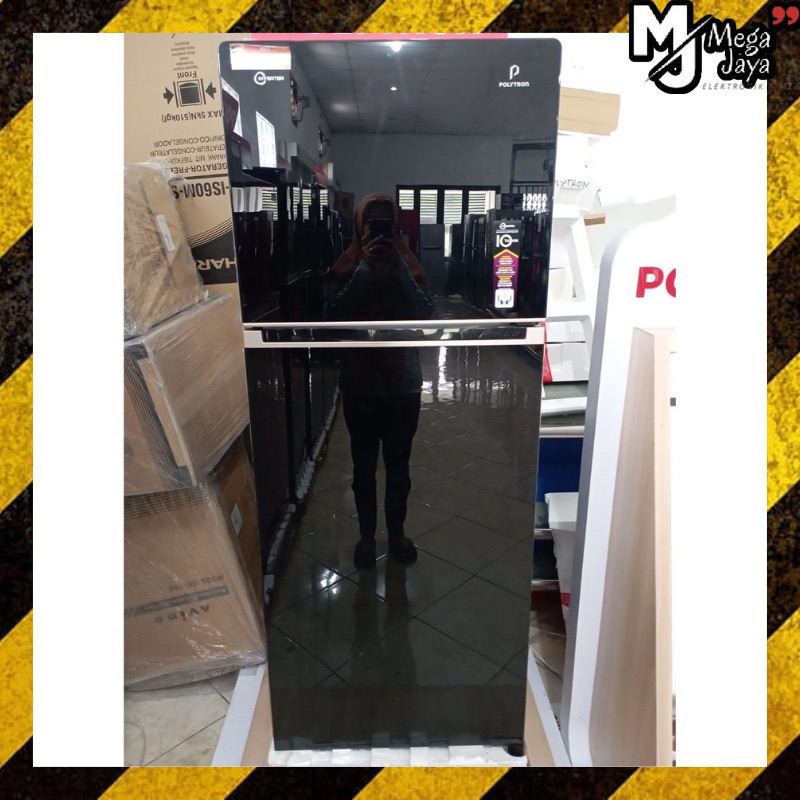 KULKAS 2 PINTU POLYTRON PRW 25VX BELEZA JUMBO INVERTER 240 L