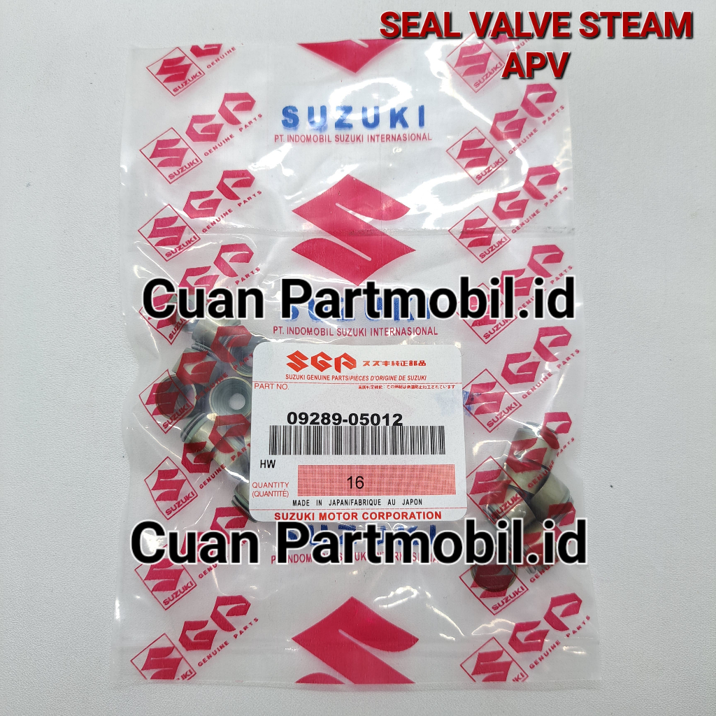 SEAL VALVE STEAM SEAL KLEP SUZUKI APV FUTURA INJEKSI BALENO