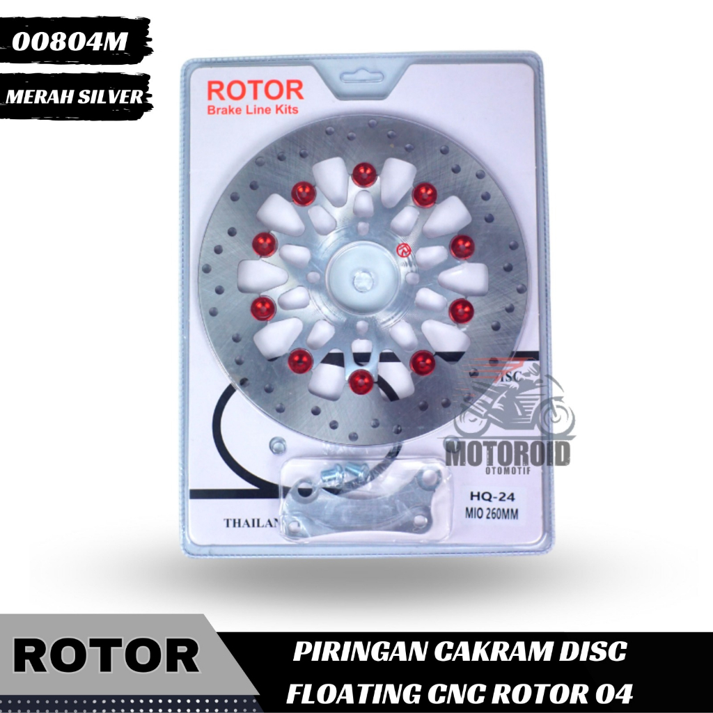 Piringan Rotor Floating Full Cnc New 04 Mio Black