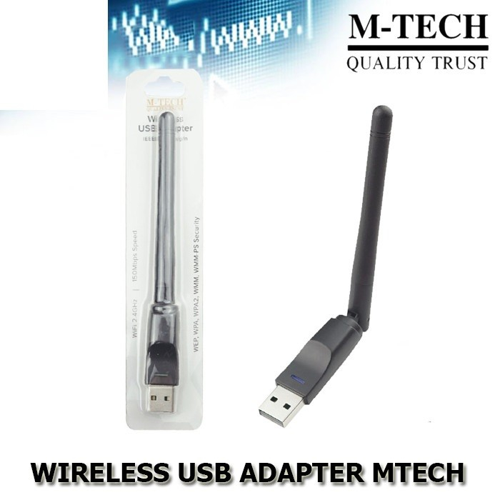 USB WiFi Antena Wireless Adapter Mtech 2.4 G hz Set top Box Receiver