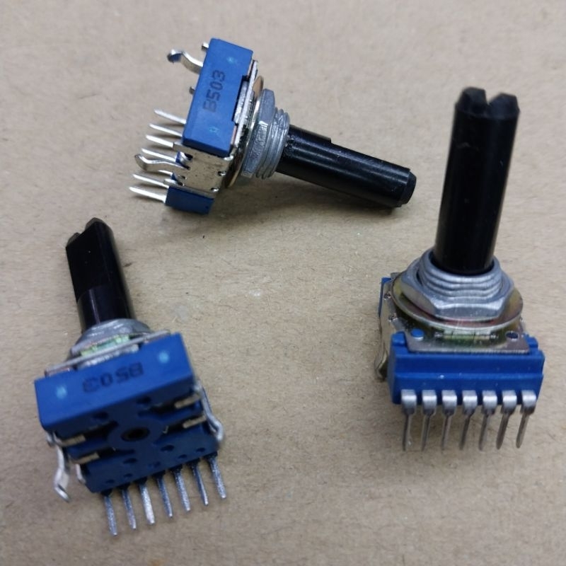 Potensio 7 Kaki Tekuk Drat B503 / 50K