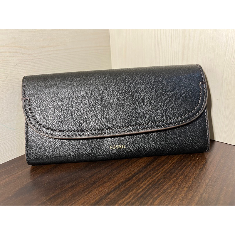 Dompet FossilOriginal Cleo Leather Black