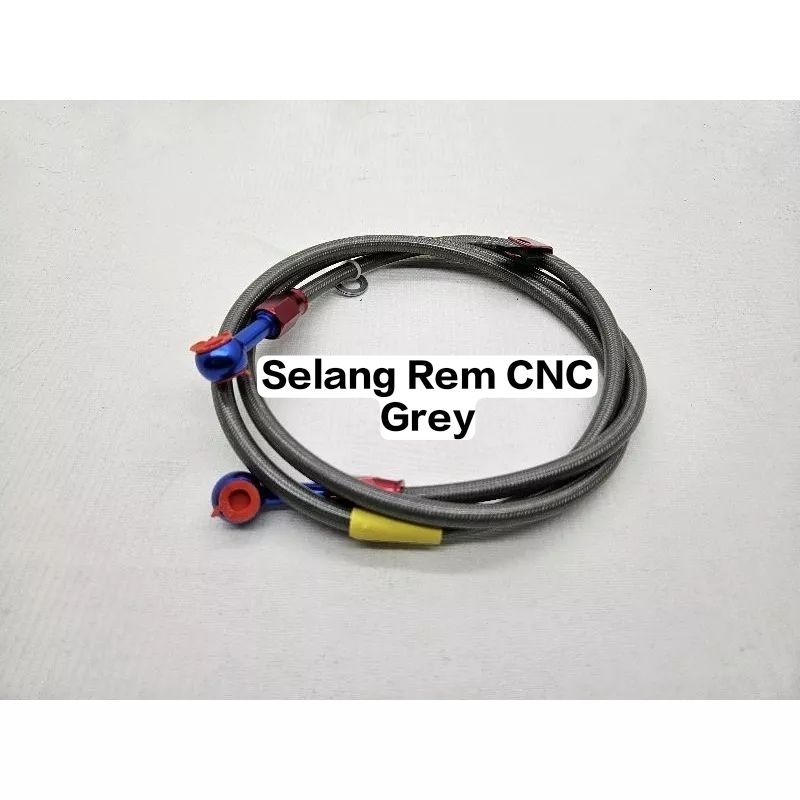 Selang Rem Ring CNC Depan Belakang Serat 60cm 95cm 135cm universal