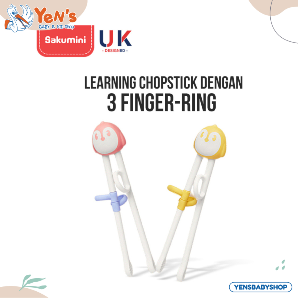 Sakumini Penguin Chopsticks Training Sumpit Belajar Makan Bayi Anak