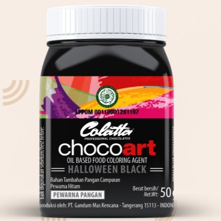 

Colatta Chocoart Halloween Black / Oil Based Food Colour - 50 Gram