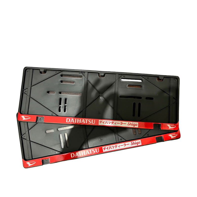 FRAME PLAT TATAKAN PLAT JDM RACING NOMOR POLISI NOPOL MOBIL DAIHATSU