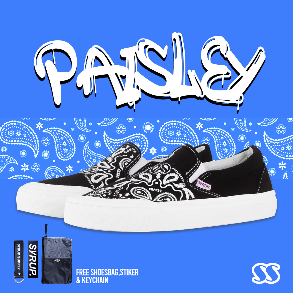 Syrup Supply slipon  Paisley | Sneakers | Sepatu Unisex